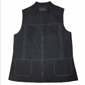 Vintage 90’s Stitched Women’s Zip Vest Size Small